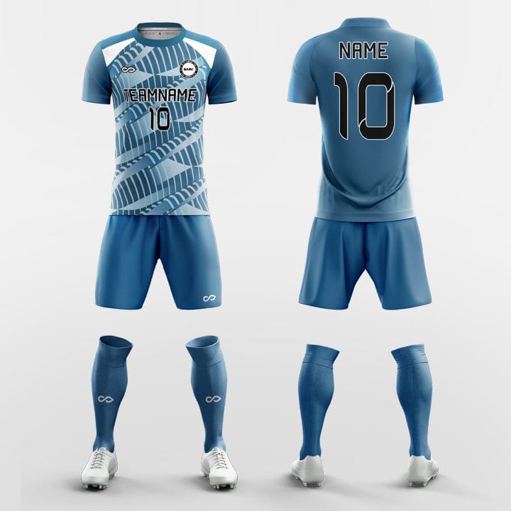 XTeamwear Soccer Uniforms Blue / S Ridge-Custom Soccer Jerseys Kit Sublimated Design