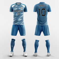 XTeamwear Soccer Uniforms Blue / S Ridge-Custom Soccer Jerseys Kit Sublimated Design