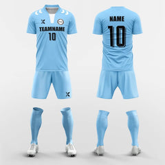 XTeamwear Soccer Uniforms Blue / S Strategic- Custom Soccer Jerseys Kit Sublimated Design
