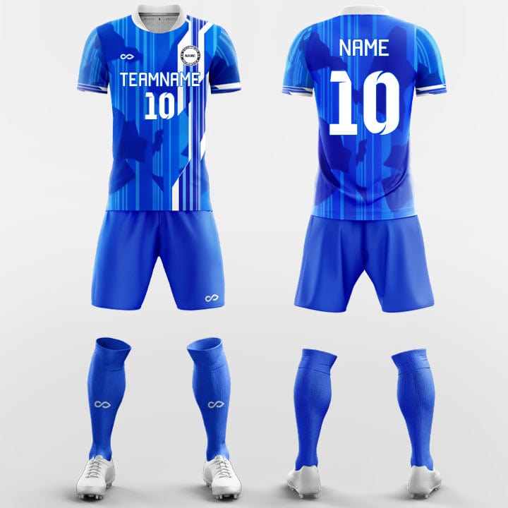 XTeamwear Soccer Uniforms Blue / S Stream 1 - Custom Soccer Jerseys Kit Sublimated for Club FT260316S