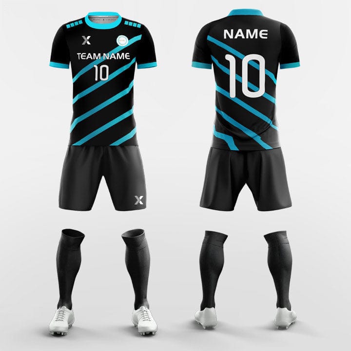 XTeamwear Soccer Uniforms Blue / S Vintage - Custom Soccer Jerseys Kit Sublimated for Men