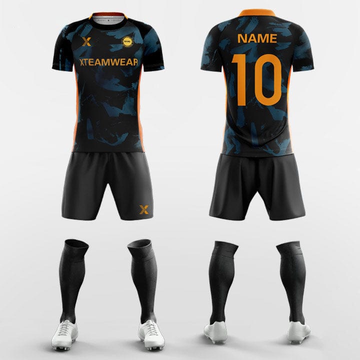 XTeamwear Soccer Uniforms Camo - Custom Soccer Jerseys Kit Sublimation for Youth