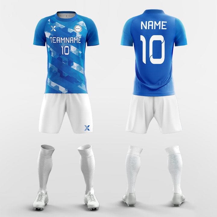 XTeamwear Soccer Uniforms Camo Diagonal - Custom Soccer Jerseys Kit Sublimated for Academy