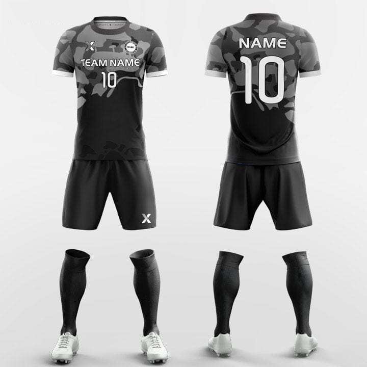 XTeamwear Soccer Uniforms Camouflage - Custom Soccer Jerseys Kit Sublimated for Kids