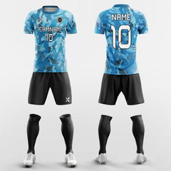 XTeamwear Soccer Uniforms Camouflage - Custom Soccer Jerseys Kit Sublimated for Youth