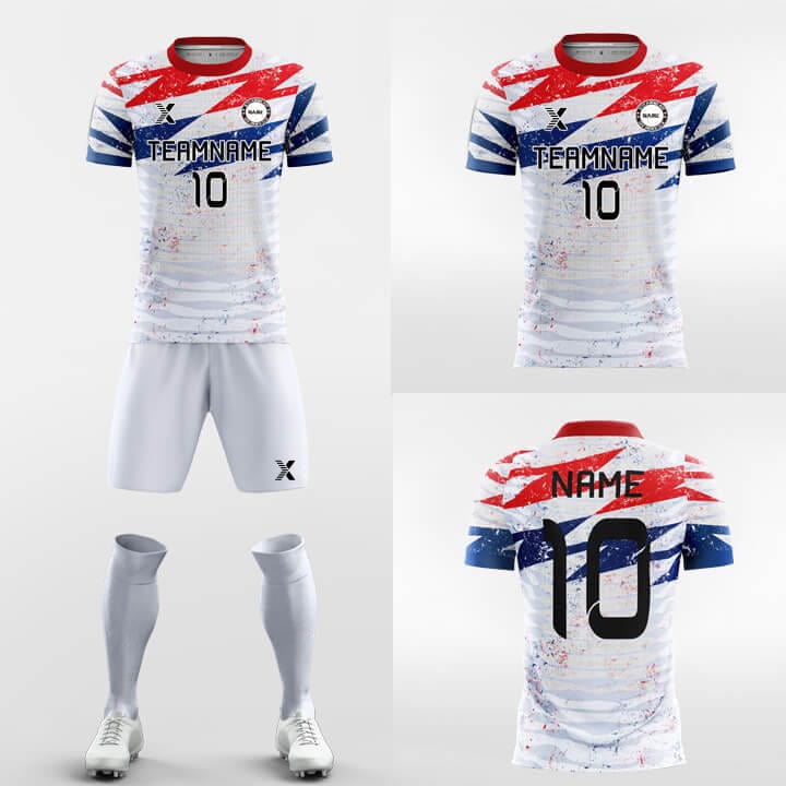 XTeamwear Soccer Uniforms Celebrate - Custom Soccer Jerseys Kit Sublimated Design