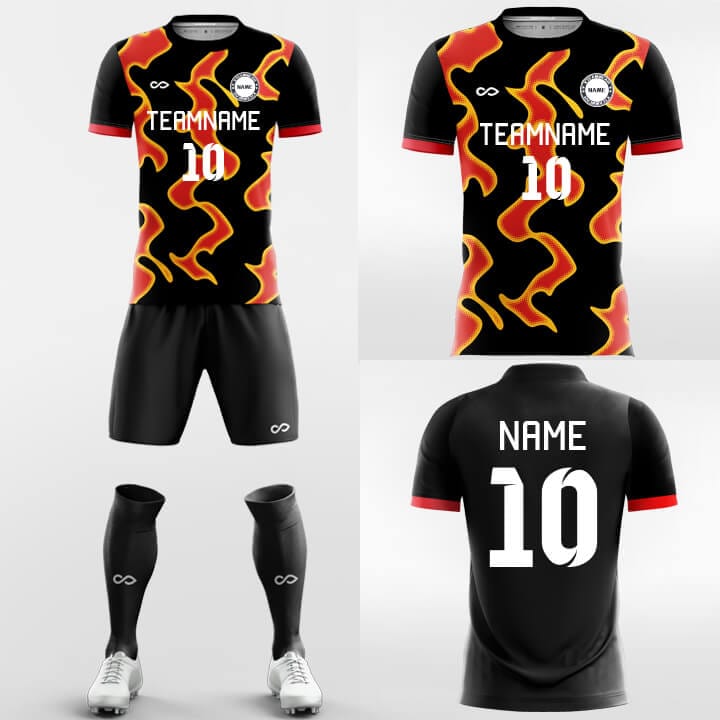 XTeamwear Soccer Uniforms Cell - Custom Soccer Jerseys Kit Sublimated for Club FT260311S
