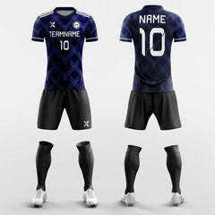 XTeamwear Soccer Uniforms Check - Custom Soccer Jerseys Kit Sublimated for Women