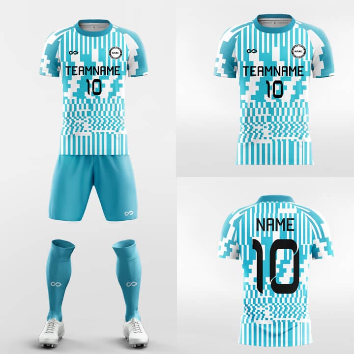 XTeamwear Soccer Uniforms Checkerboard - Custom Soccer Jerseys Kit Sublimated for Team FT260130S