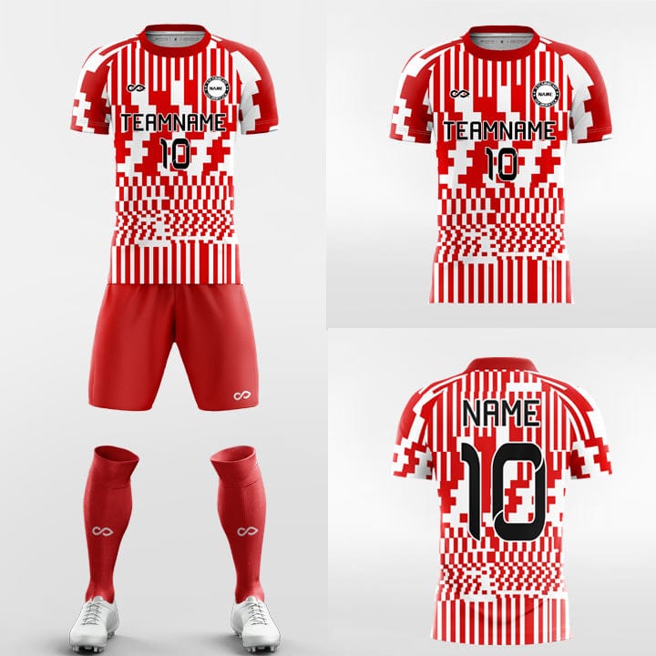 XTeamwear Soccer Uniforms Checkerboard - Custom Soccer Jerseys Kit Sublimated for Team FT260130S