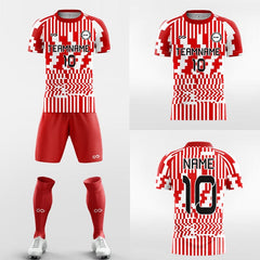 XTeamwear Soccer Uniforms Checkerboard - Custom Soccer Jerseys Kit Sublimated for Team FT260130S