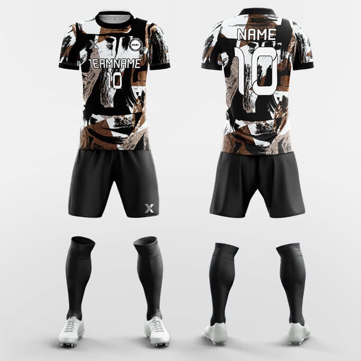XTeamwear Soccer Uniforms Chocolate - Custom Soccer Jerseys Kit Sublimated Design