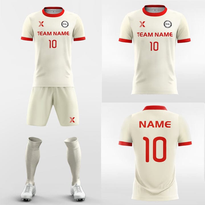 XTeamwear Soccer Uniforms Classic Color - Custom Soccer Jerseys Kit Sublimated for League