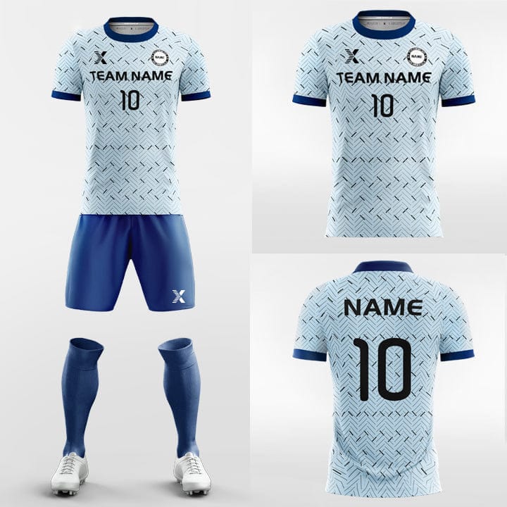 XTeamwear Soccer Uniforms Classic Pattern - Custom Soccer Jerseys Kit Sublimated for Youth