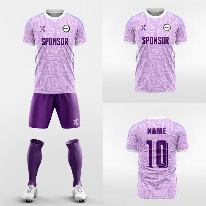 XTeamwear Soccer Uniforms Cloud pattern - Custom Soccer Jerseys Kit Sublimated for Team