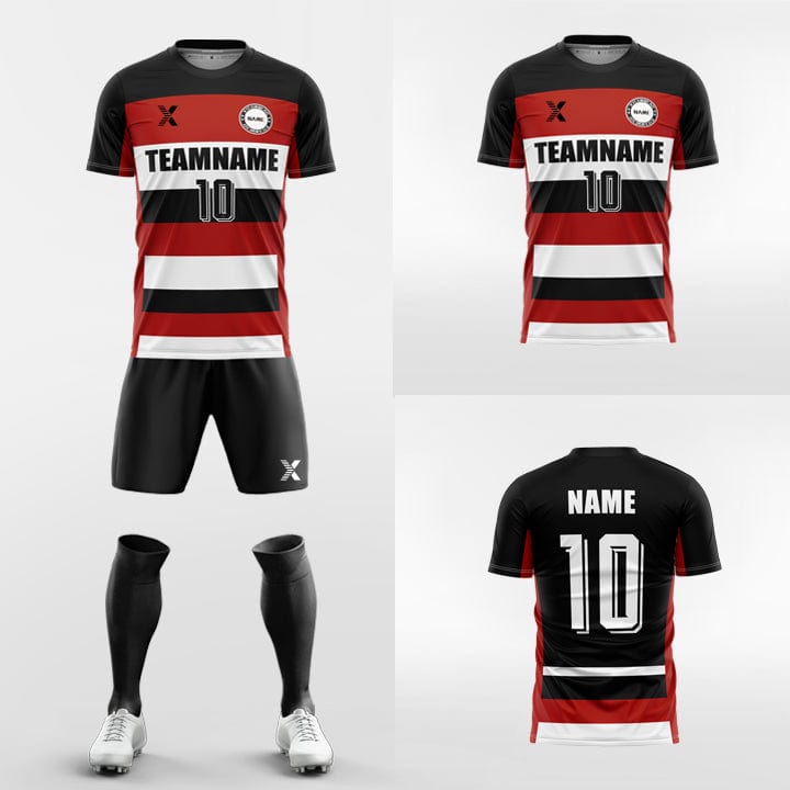 XTeamwear Soccer Uniforms College - Custom Soccer Jerseys Kit Sublimated Design