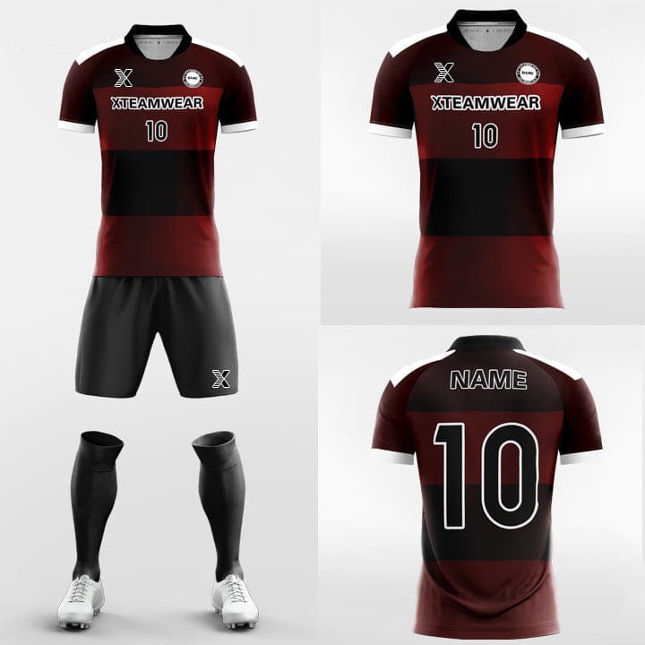 XTeamwear Soccer Uniforms Color Block - Custom Soccer Jerseys Kit Sublimated for Academy