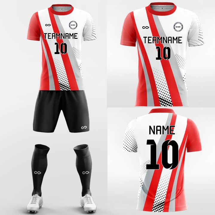 XTeamwear Soccer Uniforms Color Focus - Custom Soccer Jerseys Kit Sublimated for Club FT260314S