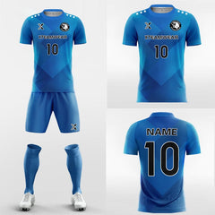 XTeamwear Soccer Uniforms Cool Block - Custom Soccer Jerseys Kit Sublimated for School