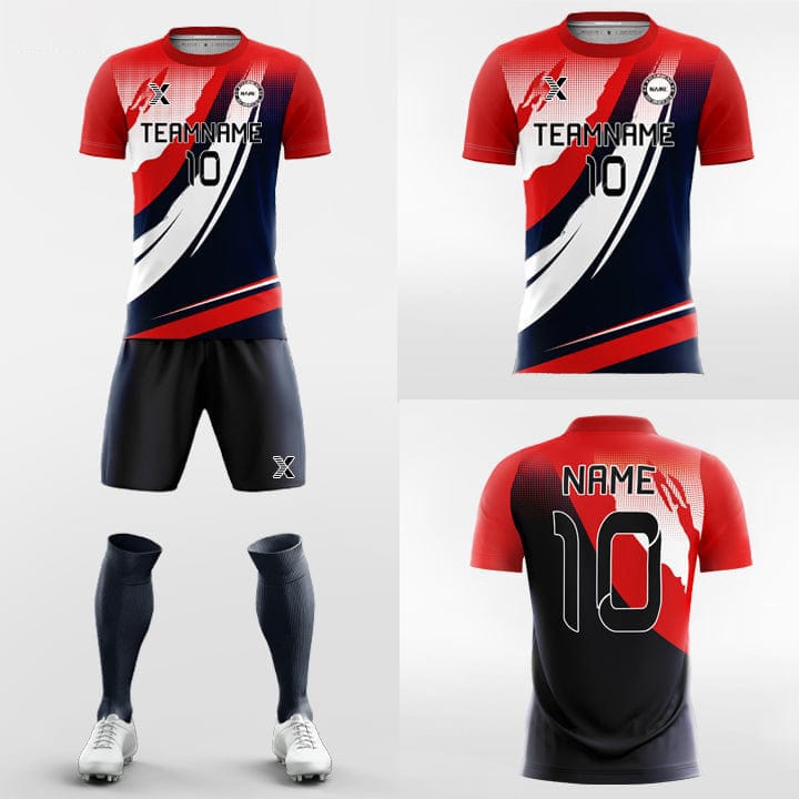 XTeamwear Soccer Uniforms Cool Style - Custom Soccer Jerseys Kit Sublimated for University