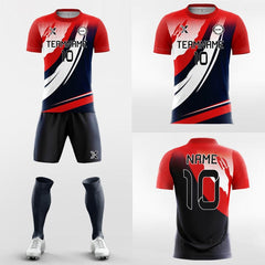 XTeamwear Soccer Uniforms Cool Style - Custom Soccer Jerseys Kit Sublimated for University