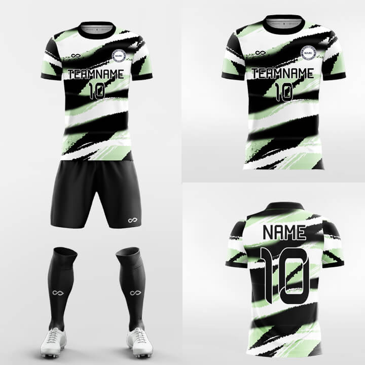 XTeamwear Soccer Uniforms Cream - Custom Sublimation Short Sleeve Soccer Kits