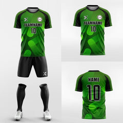 XTeamwear Soccer Uniforms Custom Soccer Kit – Irregular Geometric Pattern & Modern Fit (Jersey, Shorts & Socks)