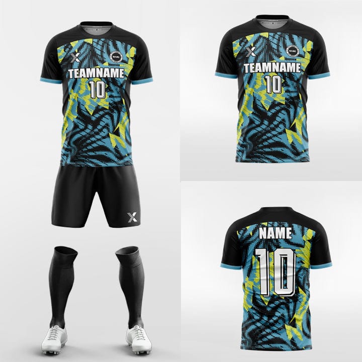 XTeamwear Soccer Uniforms Custom Soccer Kit – Shattered Geometric Print & Modern Fit (Jersey, Shorts & Socks)