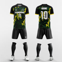 XTeamwear Soccer Uniforms Custom Soccer Kit – Shattered Geometric Print & Modern Fit (Jersey, Shorts & Socks)