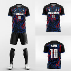 XTeamwear Soccer Uniforms Custom Soccer Kit – Shattered Geometric Print & Modern Fit (Jersey, Shorts & Socks)