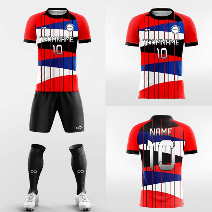 XTeamwear Soccer Uniforms Cutting - Custom Soccer Jerseys Kit Sublimated for Team FT260117S