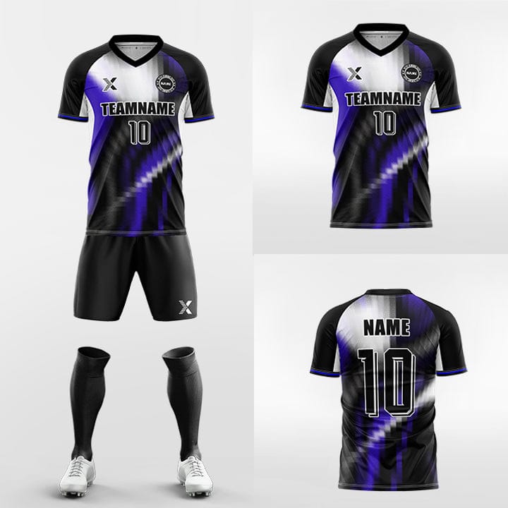 XTeamwear Soccer Uniforms dappled light and shadow - Custom Soccer Jerseys Kit Sublimated for Team
