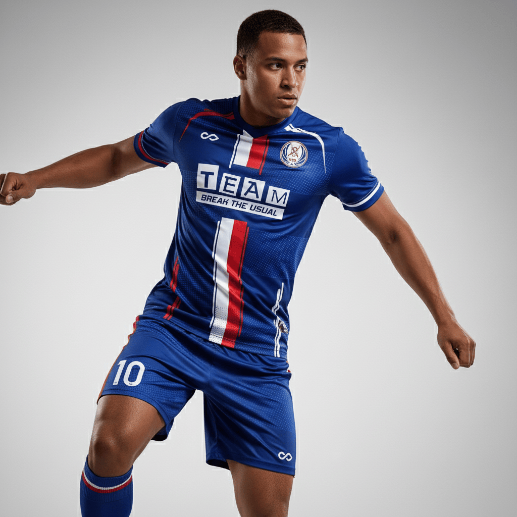 XTeamwear Soccer Uniforms Dark blue / S The Peerless Generation(Three Generations) - Custom Soccer Jerseys Kit Sublimated for Team（Special Offer）