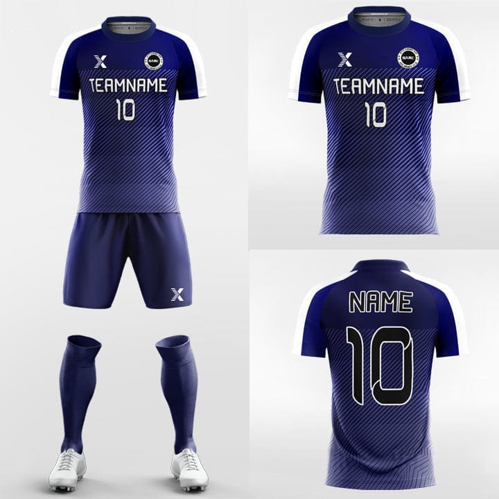 XTeamwear Soccer Uniforms Diagonal - Custom Soccer Jerseys Kit Sublimated for High School
