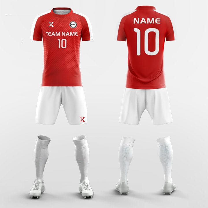 XTeamwear Soccer Uniforms Diagonal - Custom Soccer Jerseys Kit Sublimated for High School