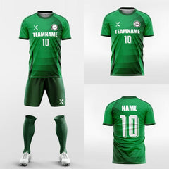 XTeamwear Soccer Uniforms diagonal gradient pattern - Custom Soccer Jerseys Kit Sublimated for Team