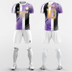 XTeamwear Soccer Uniforms Diagonal Pattern - Custom Soccer Jerseys Kit Sublimated Design