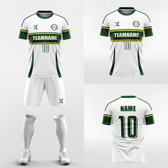 XTeamwear Soccer Uniforms Double horizontal stripes - Custom Soccer Jerseys Kit Sublimated for Team