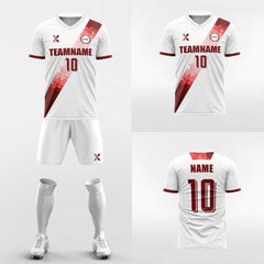 XTeamwear Soccer Uniforms Dynamic Stripe - Custom Soccer Jerseys Kit Sublimated Design