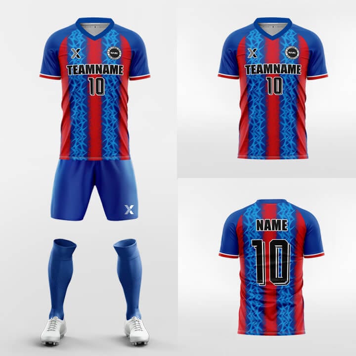 XTeamwear Soccer Uniforms Earnest-Custom Soccer Jerseys Kit Sublimated Design