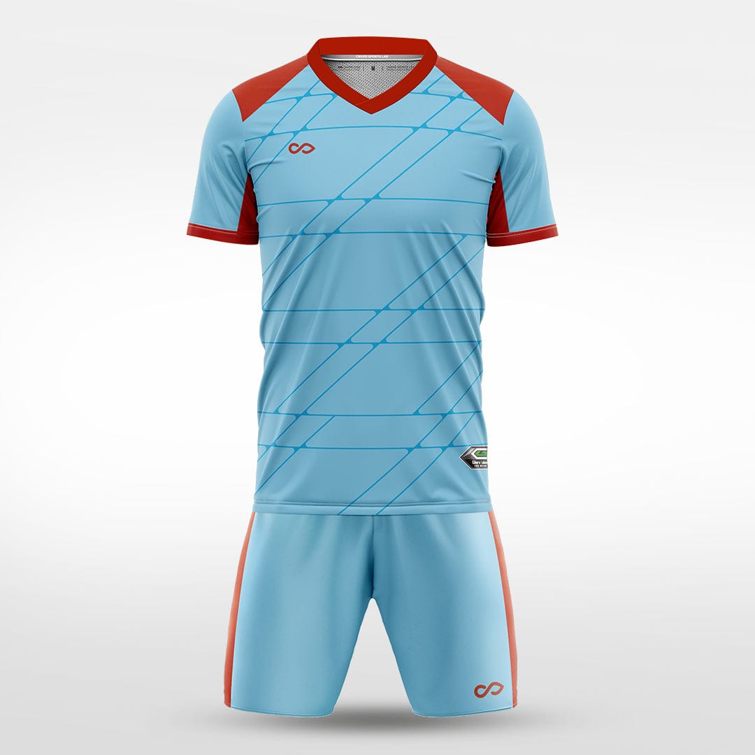 XTeamwear Soccer Uniforms Edge - Custom Soccer Jerseys Kit Sublimated for Team - WS204GCRJ3
