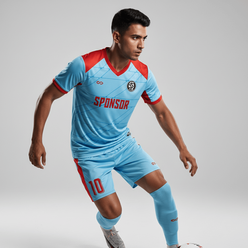 XTeamwear Soccer Uniforms Edge - Custom Soccer Jerseys Kit Sublimated for Team - WS204GCRJ3