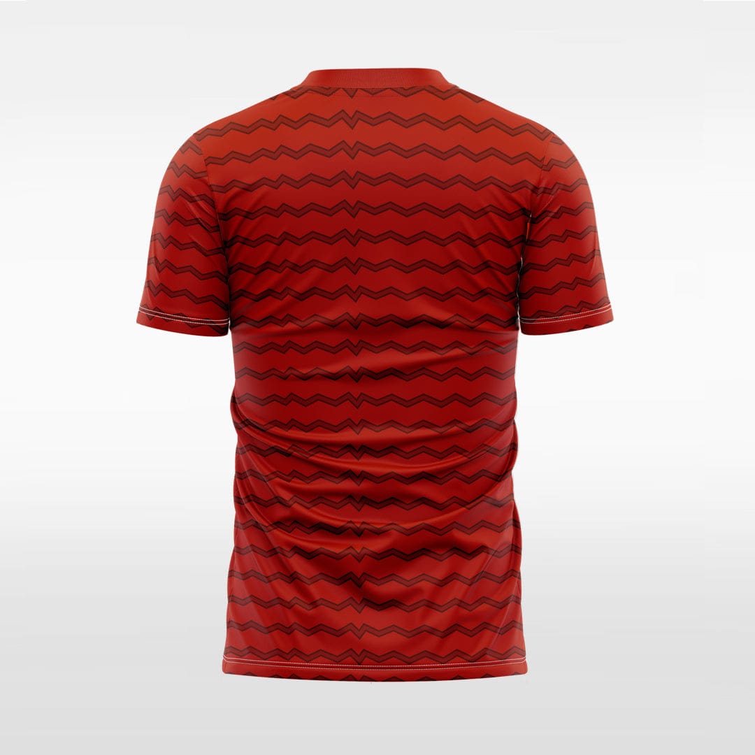 XTeamwear Soccer Uniforms electrocardiogram - Custom Soccer Jerseys Kit Sublimated for Team