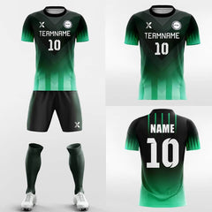 XTeamwear Soccer Uniforms Emerald Green - Custom Soccer Jerseys Kit Sublimated Design