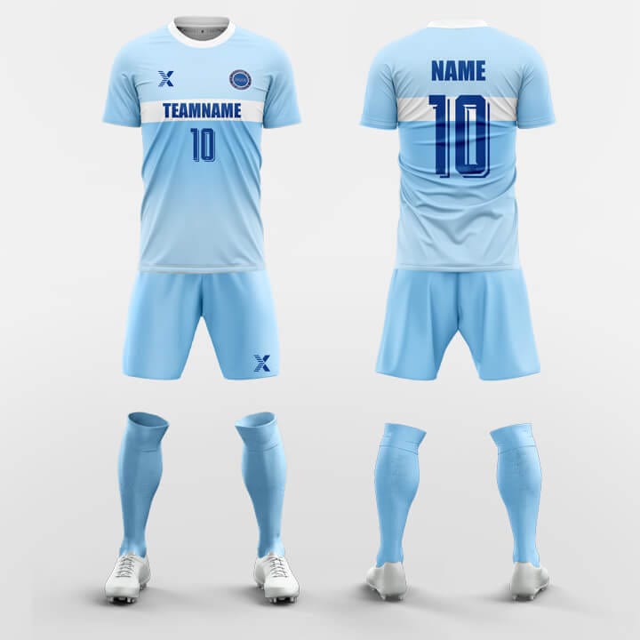 XTeamwear Soccer Uniforms Enzyme-Custom Soccer Jerseys Kit Sublimated Design