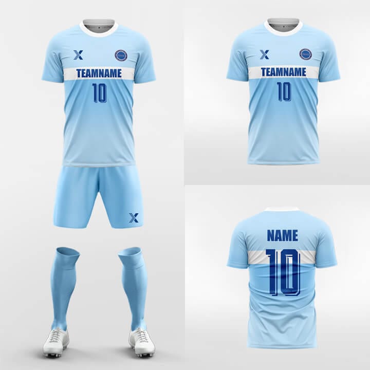 XTeamwear Soccer Uniforms Enzyme-Custom Soccer Jerseys Kit Sublimated Design