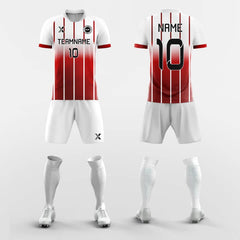 XTeamwear Soccer Uniforms Fade Stripe - Custom Soccer Jerseys Kit Sublimated