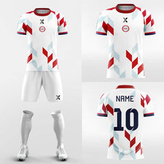 XTeamwear Soccer Uniforms Fallen Prism - Custom Soccer Jerseys Kit Sublimated Design