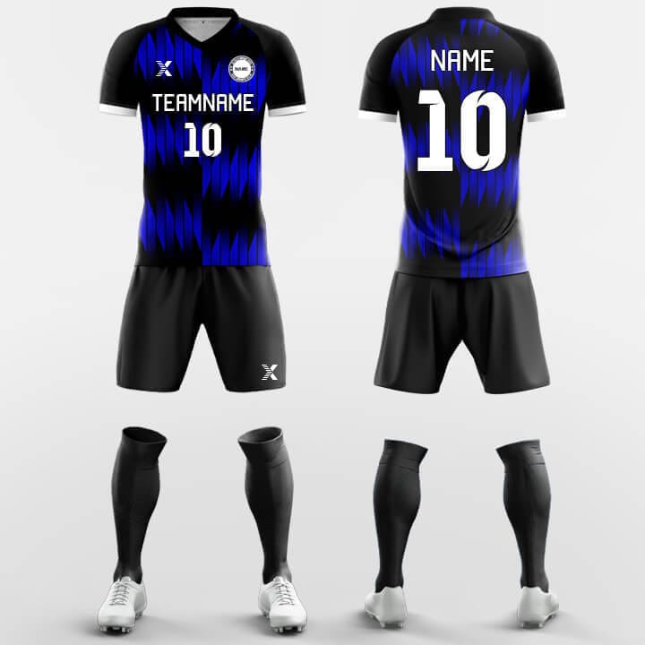 XTeamwear Soccer Uniforms Fire - Custom Soccer Jerseys Kit Sublimated Design