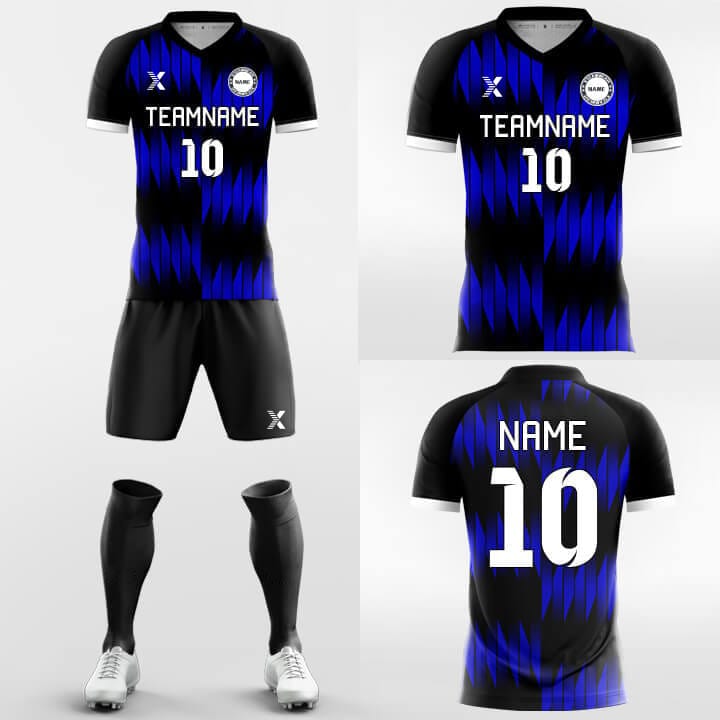 XTeamwear Soccer Uniforms Fire - Custom Soccer Jerseys Kit Sublimated Design